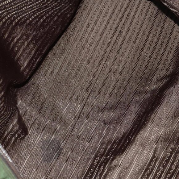 PRADA Boston Bag Nylon Khaki Auth bs24276 - Picture 9 of 15